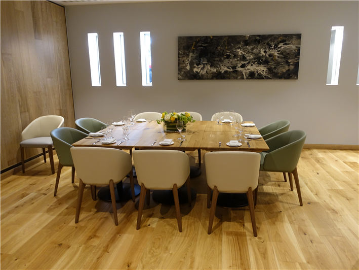 smaller private dining room